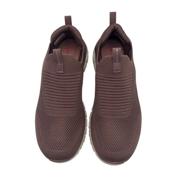 Skechers Memory Foam Slip On Sneakers Mauve Size 7 - Picture 2 of 9